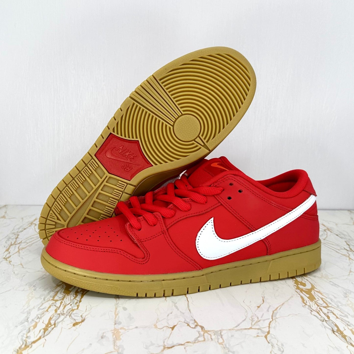 Nike SB Dunk Low University Red Gum