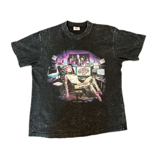 Fried T-Shirt acid wash black